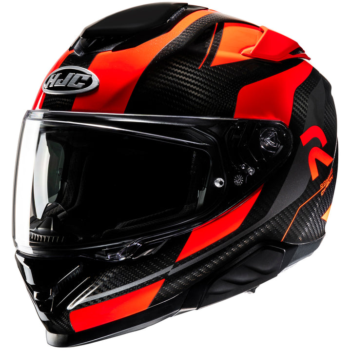 HJC RPHA 71 Carbon Hamil Helmet MC-1 - Front Side View