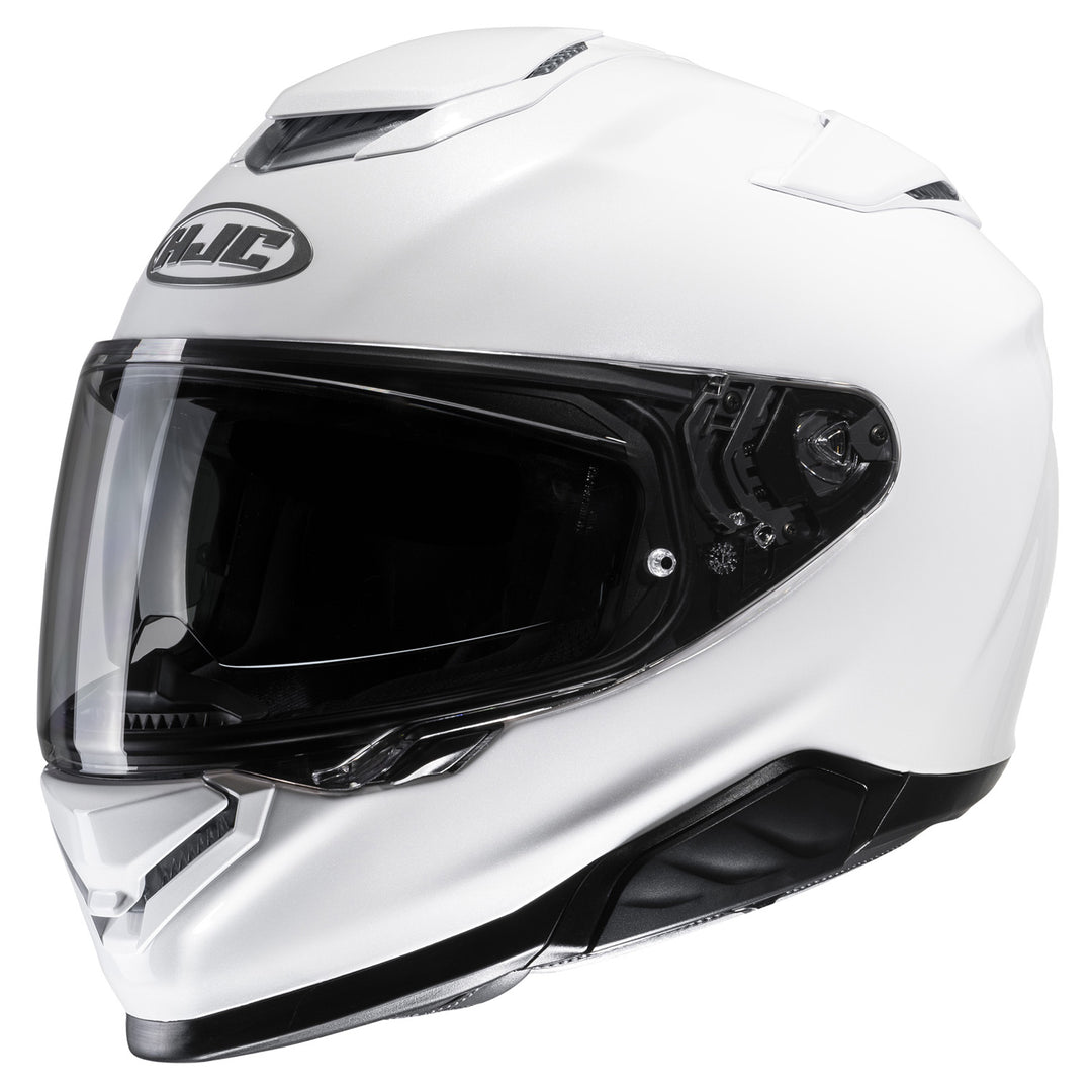 HJC RPHA 71 Solid Helmet White - Front Left Side View
