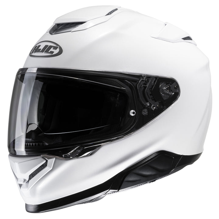 HJC RPHA 71 Solid Helmet White - Front Left Side View