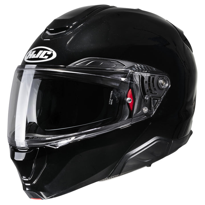 HJC RPHA 91 Solid Helmet Black - Front Side View