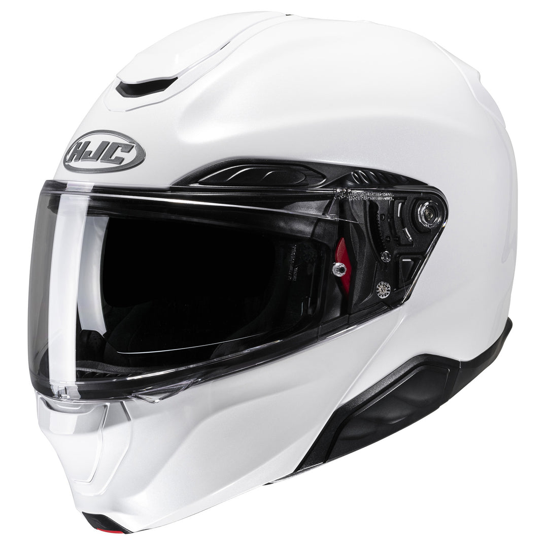 HJC RPHA 91 Solid Helmet White - Front Left Side View