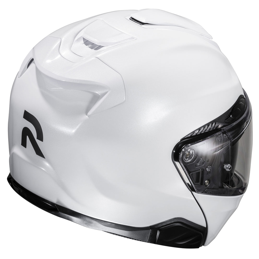 HJC RPHA 91 Solid Helmet White - Rear Right Side View