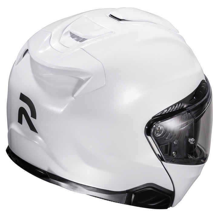 HJC RPHA 91 Solid Helmet White - Rear Right Side View