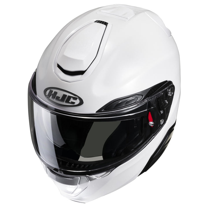 HJC RPHA 91 Solid Helmet White - Top Left Side View