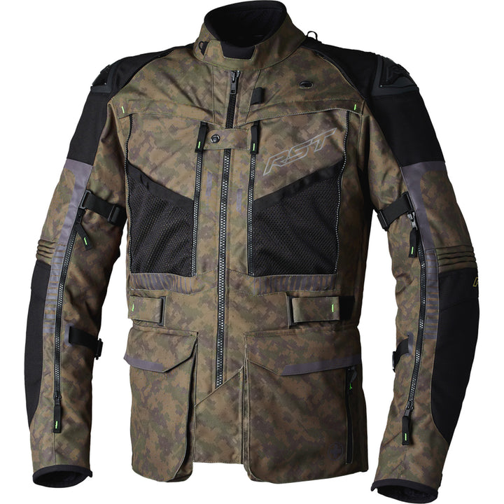 RST Pro Series Ranger CE Jacket Digi Green - Front View