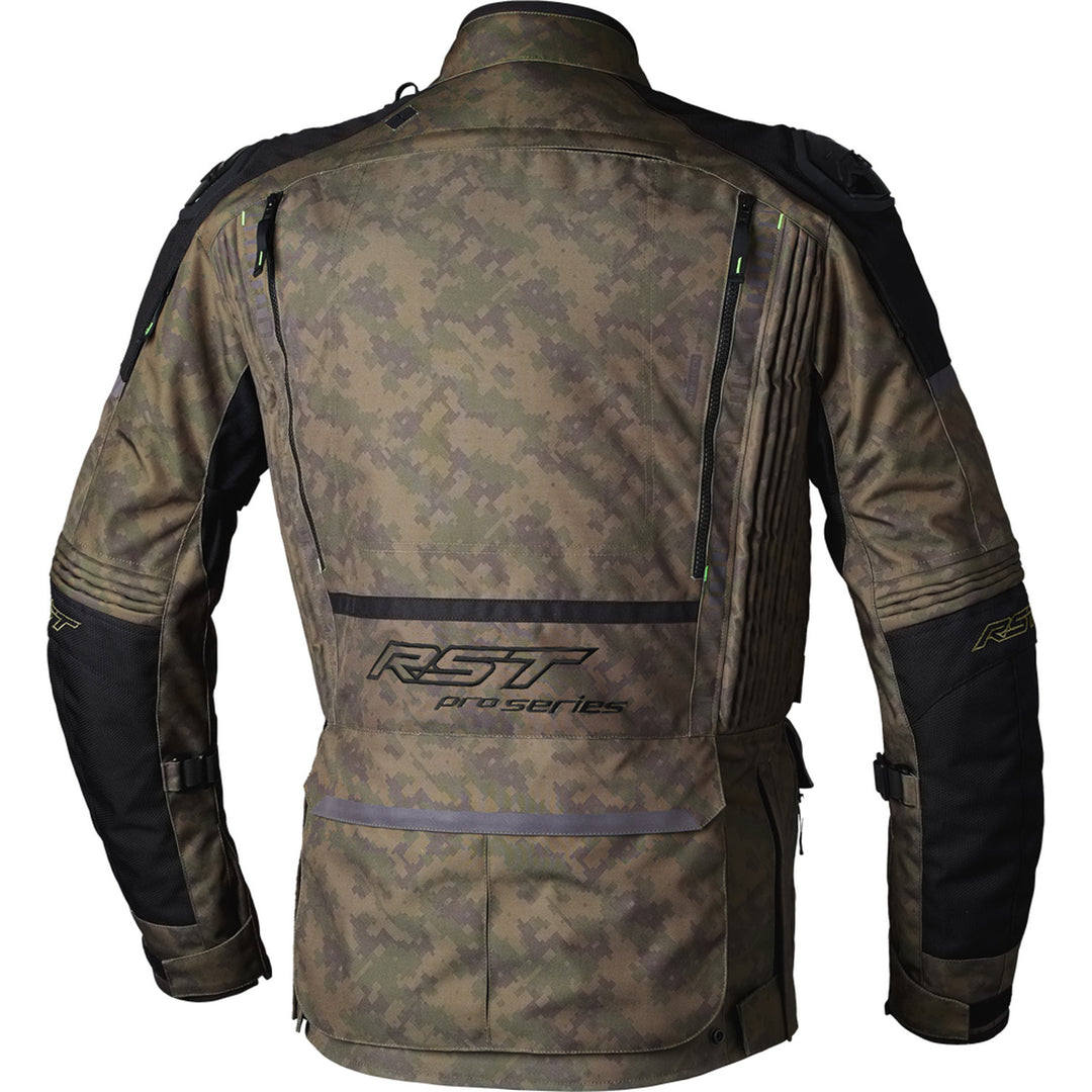 RST Pro Series Ranger CE Jacket Digi Green - Rear View