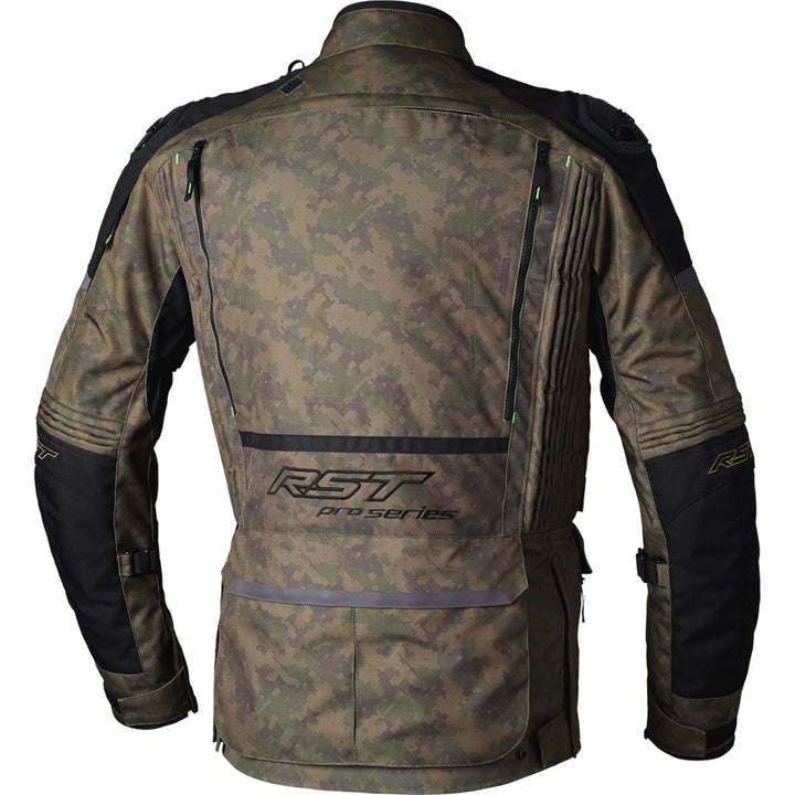 RST Pro Series Ranger CE Jacket Digi Green - Rear View
