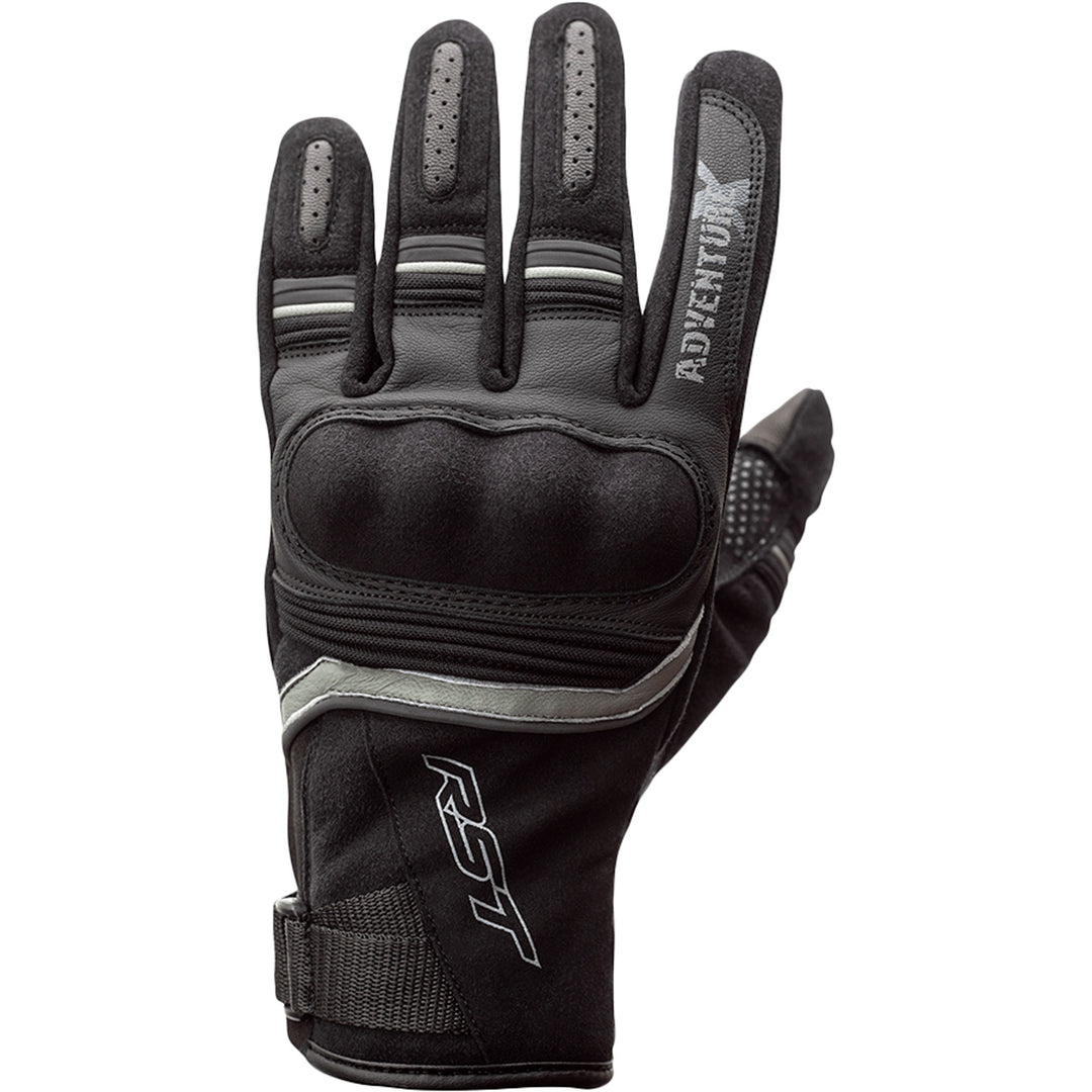 RST Adventure-X CE Gloves Black - Back of Hand View