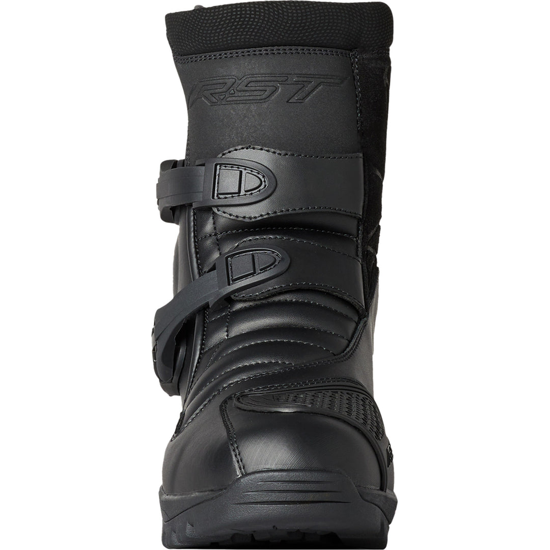 RST Adventure-X Mid CE Waterproof Boots Black - Front View