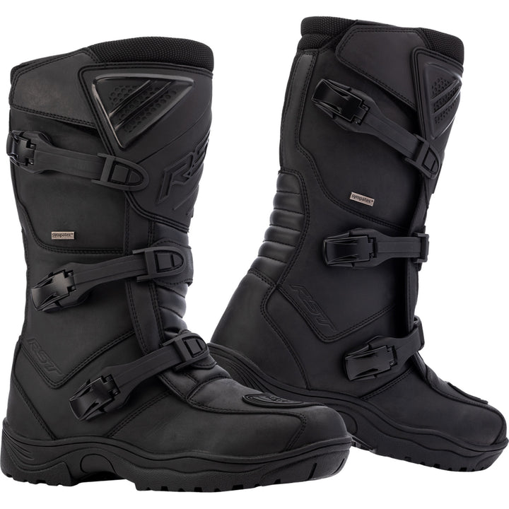 RST Pro Series Ambush CE Waterproof Boots Black - Side View of Pair
