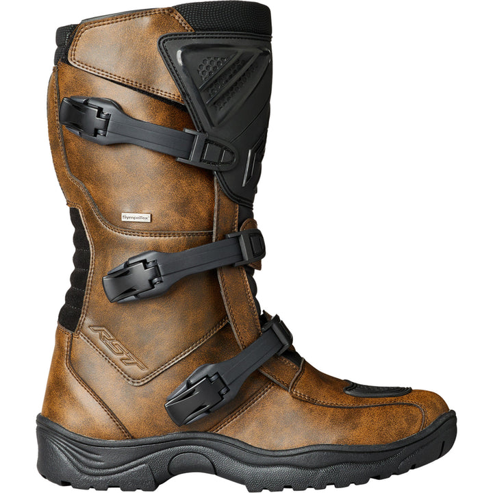 RST Pro Series Ambush CE Waterproof Boots Brown - Outer Side View