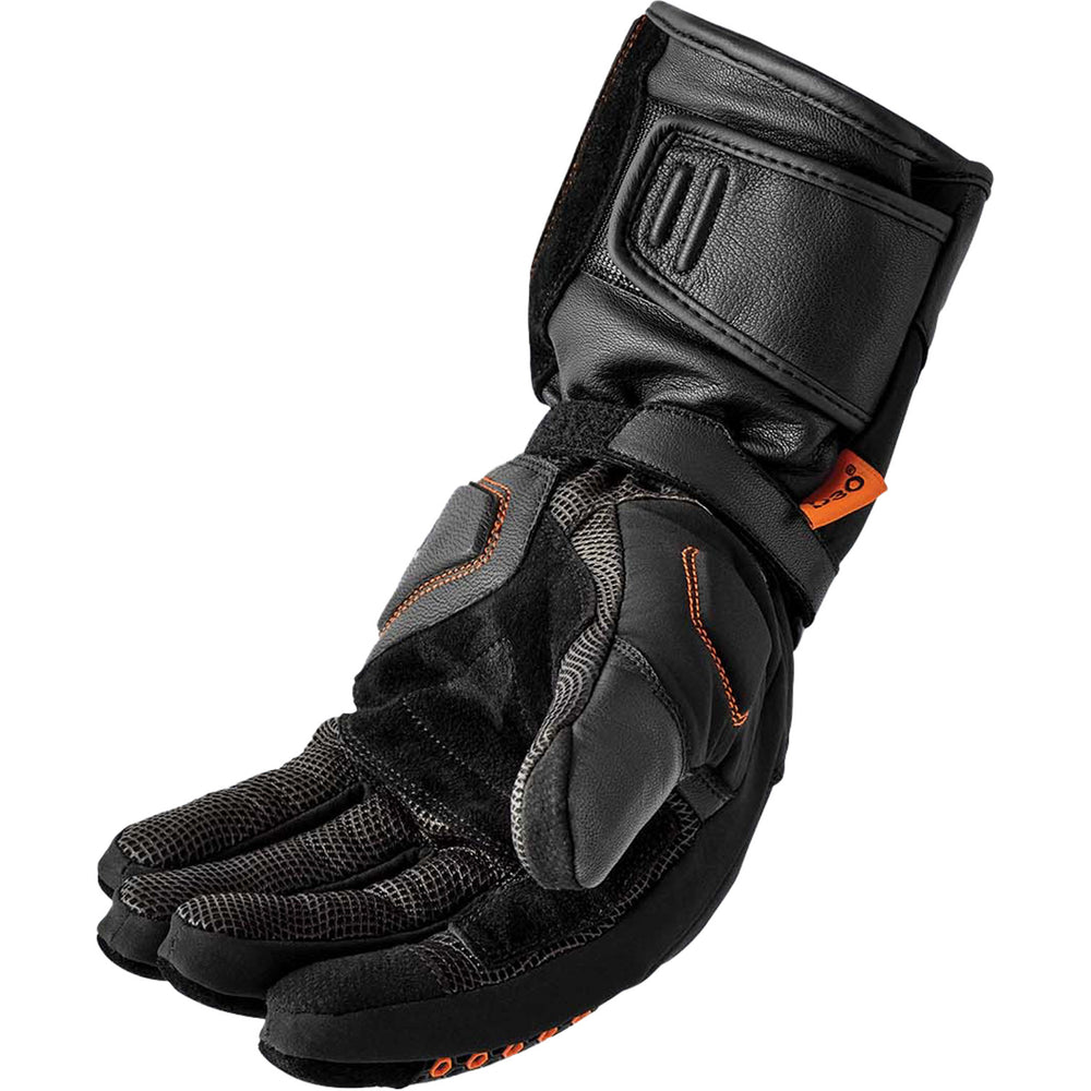 RST Artic D3O Waterproof Gloves Black - Angled Palm View