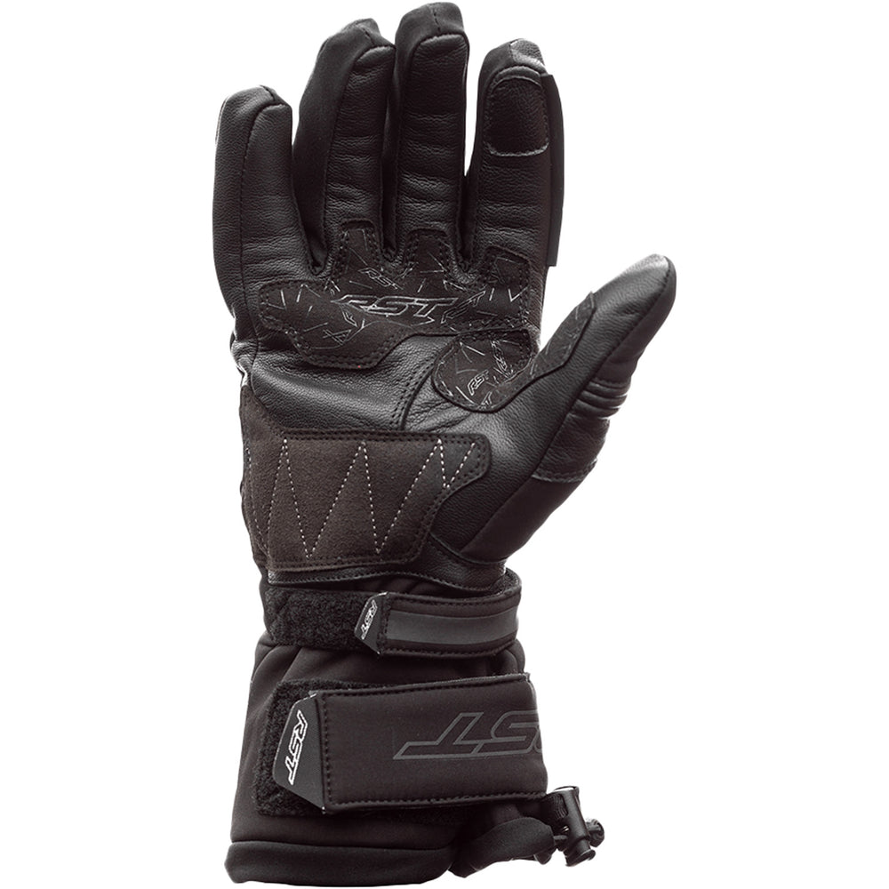 RST Atlas CE Waterproof Gloves Black - Palm View