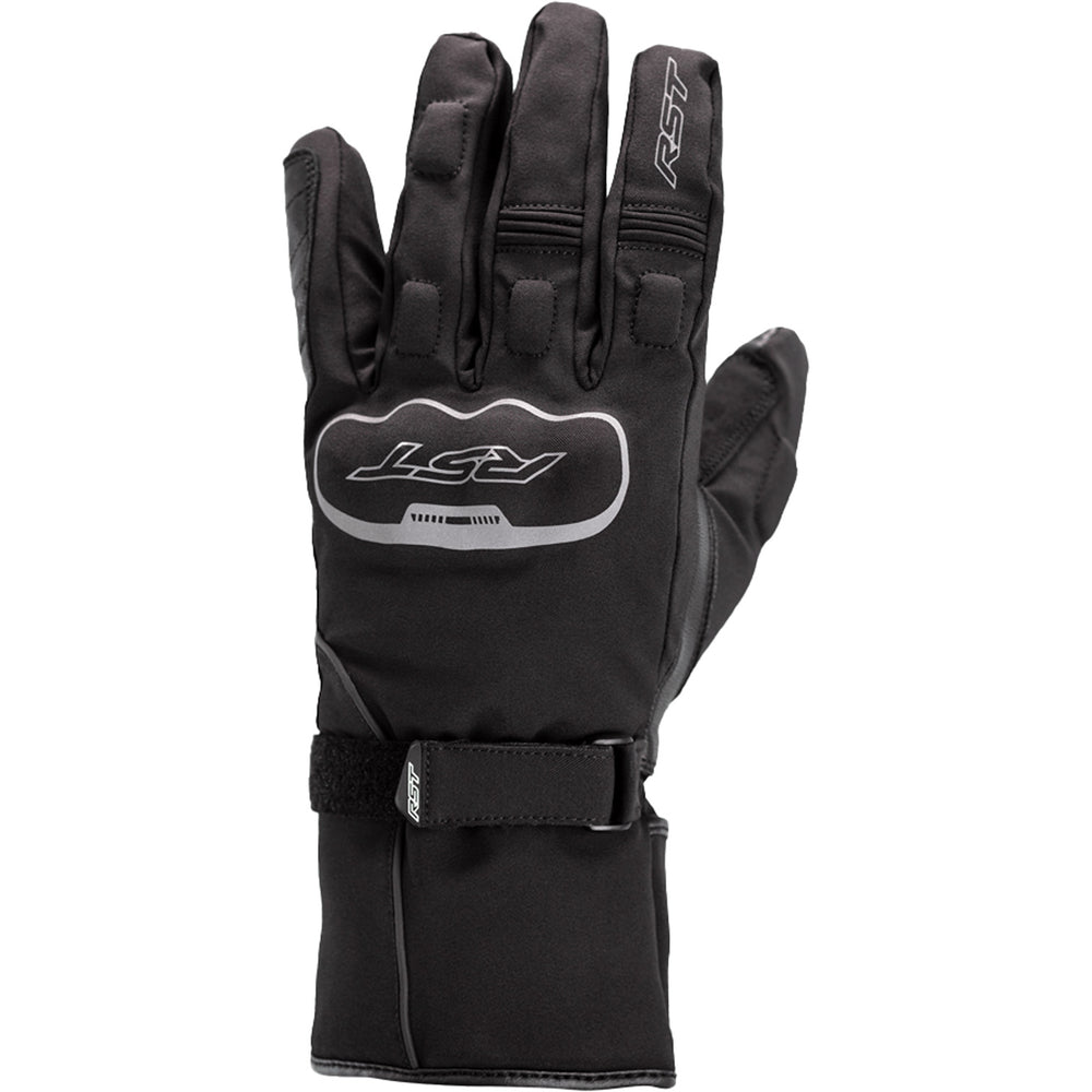 RST Axiom CE Waterproof Gloves Black - Back of Hand View