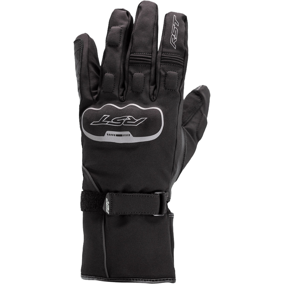 RST Axiom CE Waterproof Gloves Black - Back of Hand View