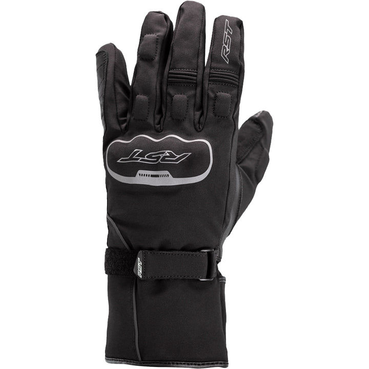 RST Axiom CE Waterproof Gloves Black - Back of Hand View