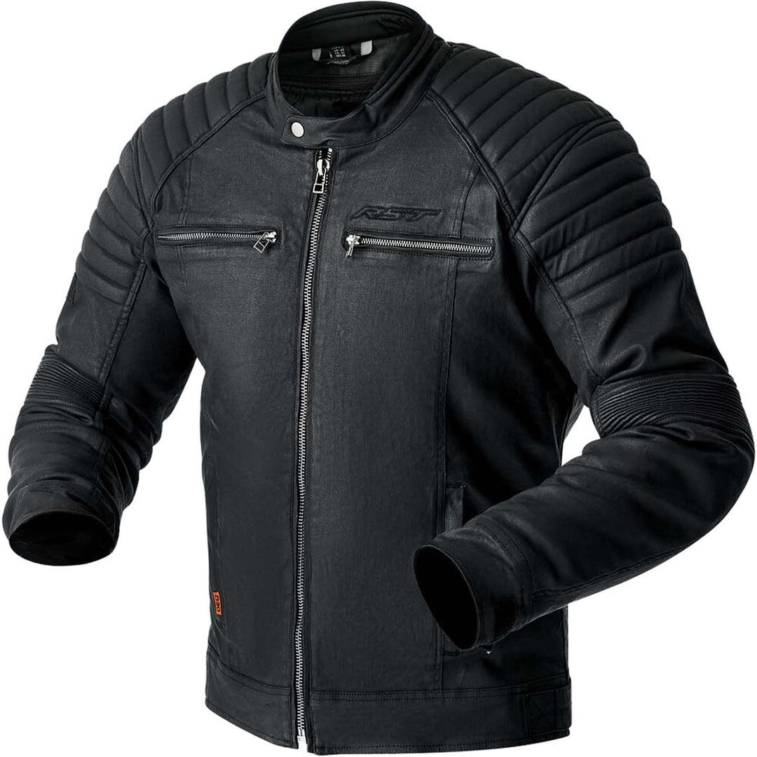 RST Brixton D3O Jacket Black - Front View
