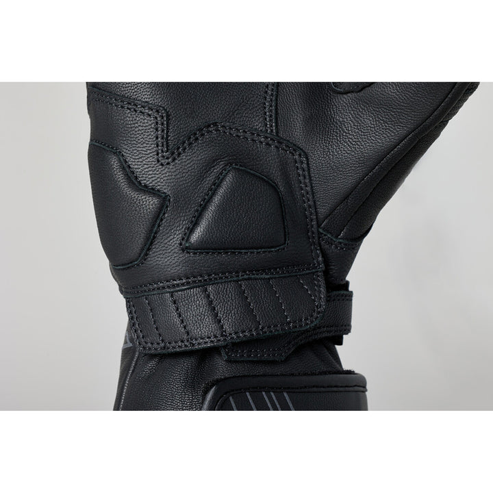 RST Fulcrum CE Waterproof Gloves Black/Black - Close-Up of Palm Slider