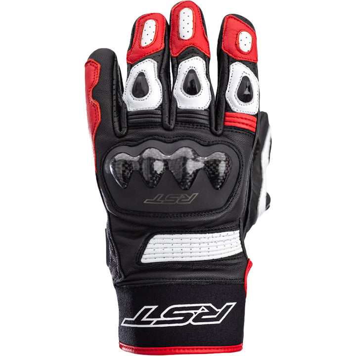 RST Freestyle 2 CE Gloves Black/Red/White - Back of Hand View