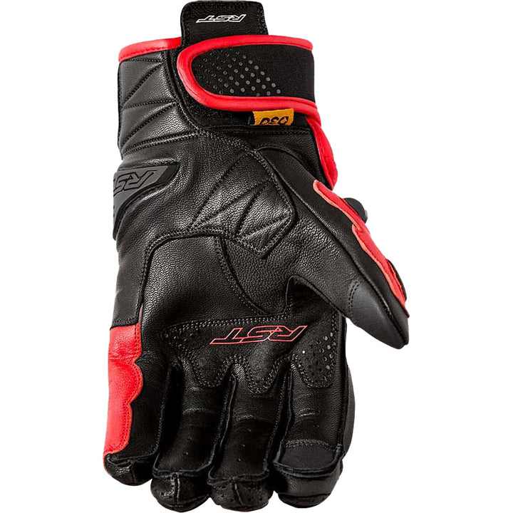 RST Freestyle 3 D3O Gloves Black/Red - Palm View