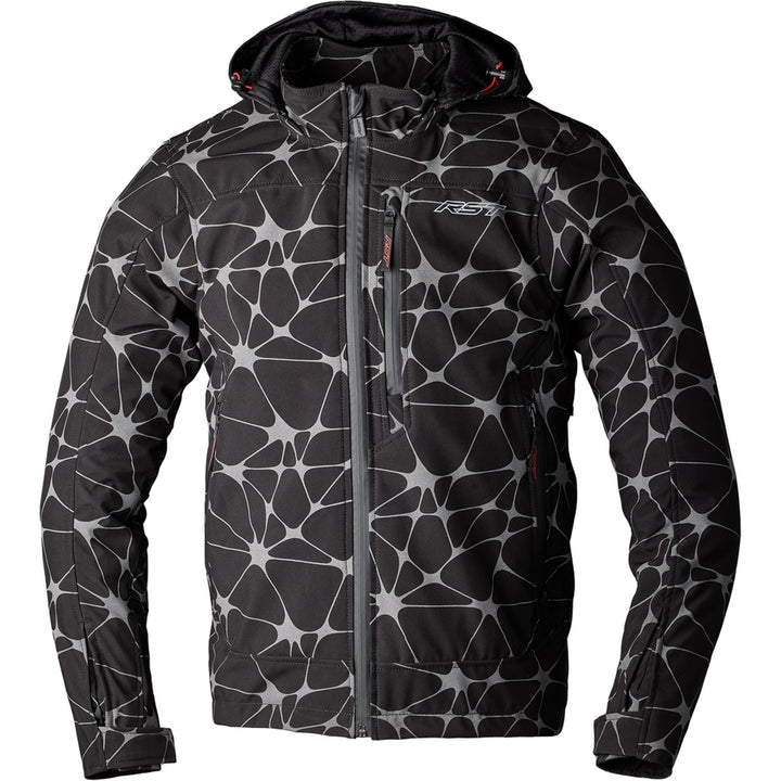 RST Havoc CE Jacket Black/Grey - Front View