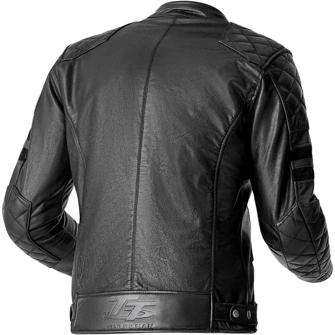 RST Hillberry D3O Leather Jacket Black - Rear View