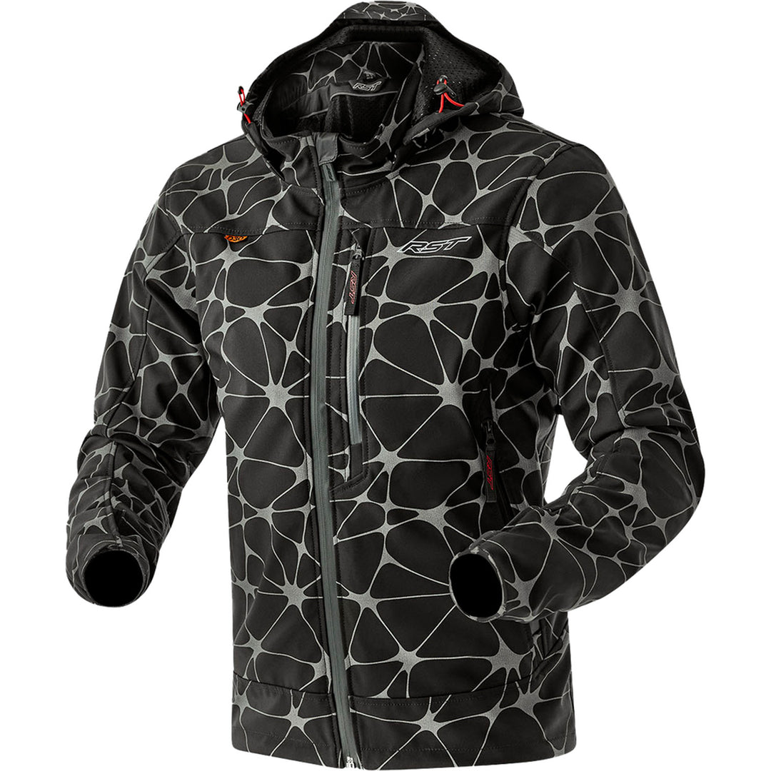RST Havoc D3O Jacket Black/Grey - Front View