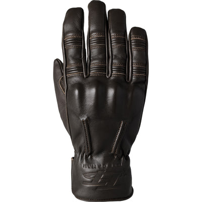 RST Isle of Man TT Hillberry 2 CE Gloves Brown - Back of Hand View