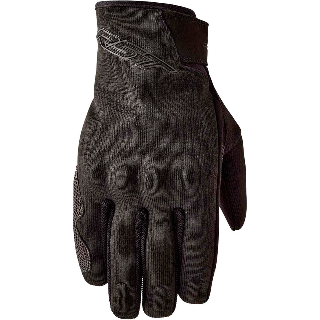 RST K-Sport Waterproof CE Gloves Black - Back of Hand View