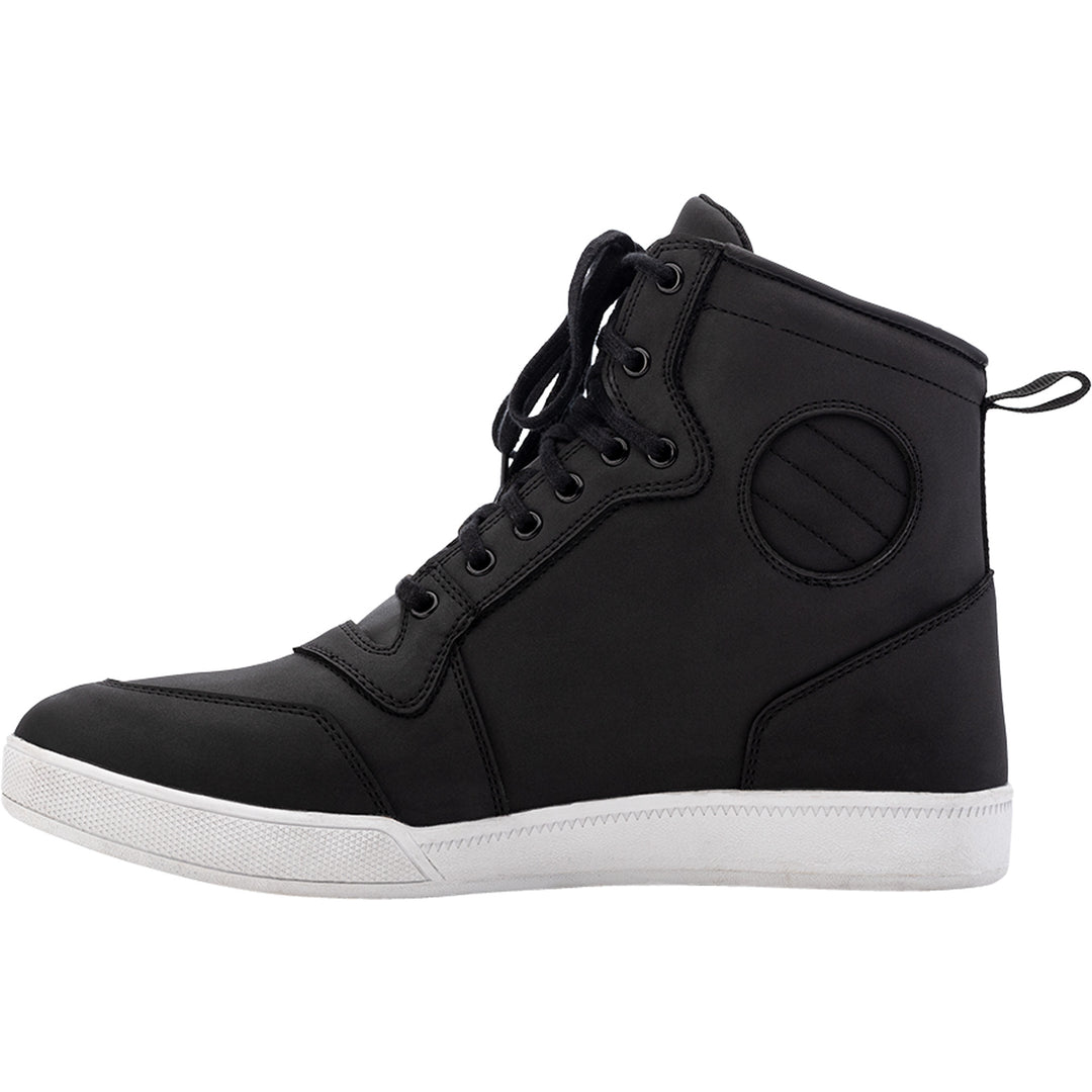 RST Ladies' HiTop Moto CE Waterproof Sneakers Black - Inner Side View