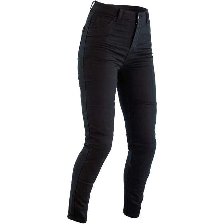 RST Ladies' Jegging CE Jeans Black Twill - Front View