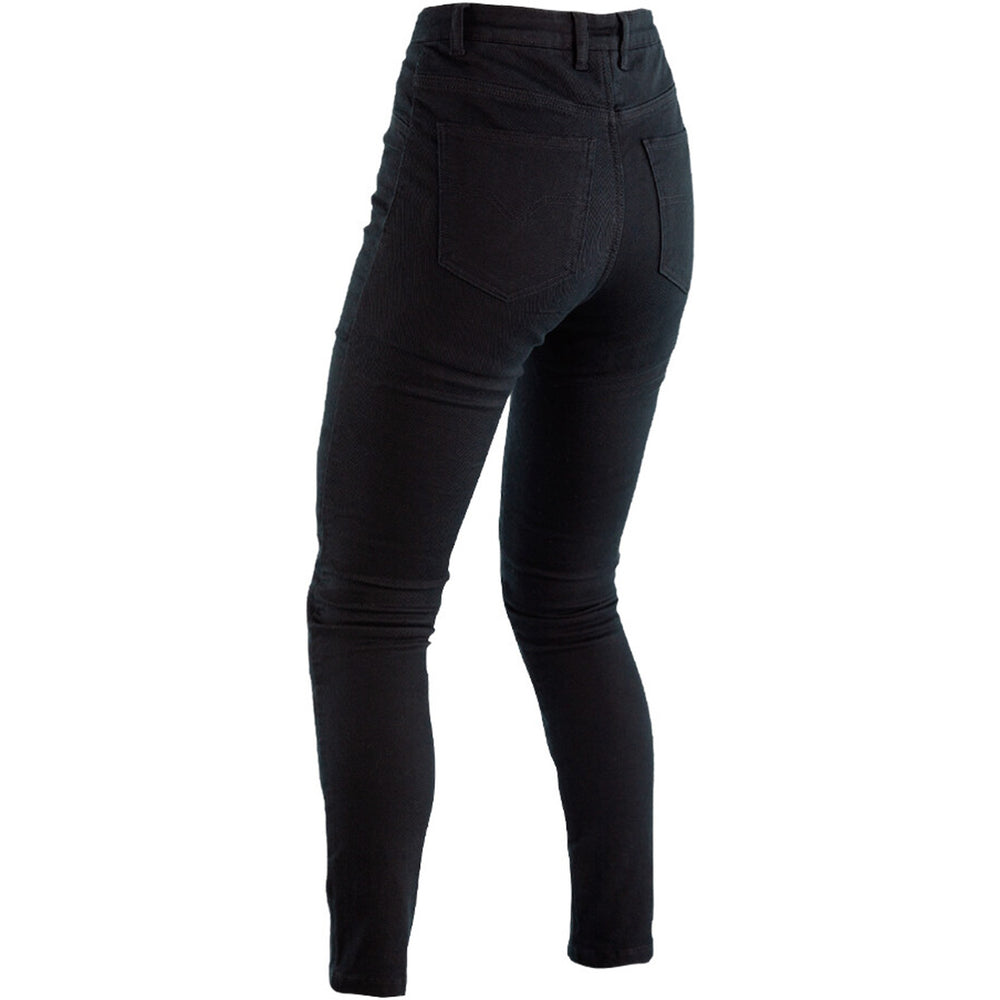 RST Ladies' Jegging CE Jeans Black Twill - Rear View