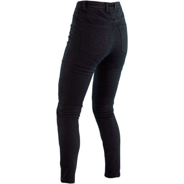 RST Ladies' Jegging CE Jeans Black Twill - Rear View