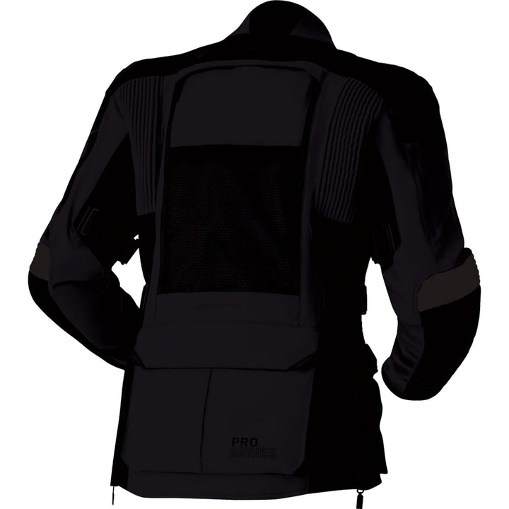 RST Ladies' Pro Series Adventure D3O Jacket Black - Rear View