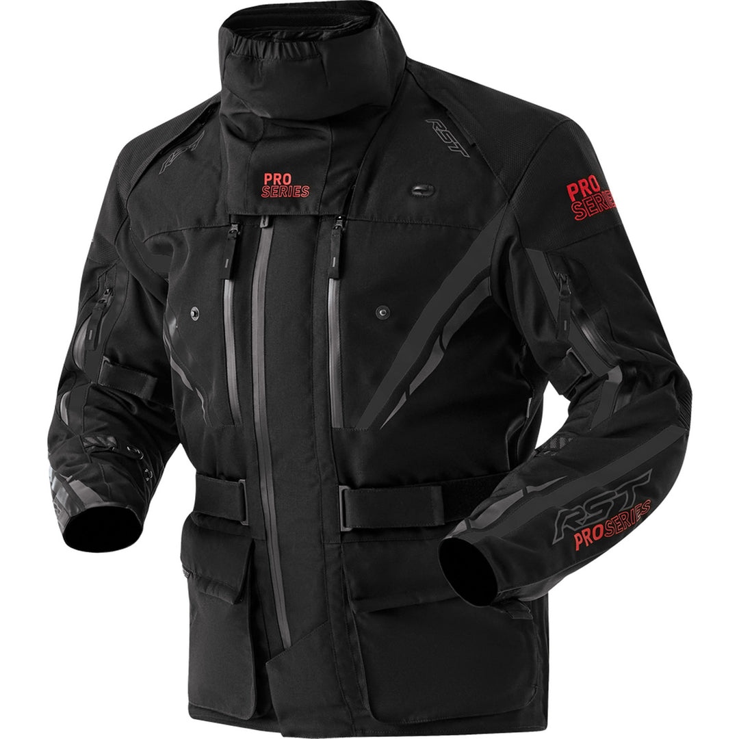 RST Ladies' Pro Series Paragon D3O Jacket Black - Front View
