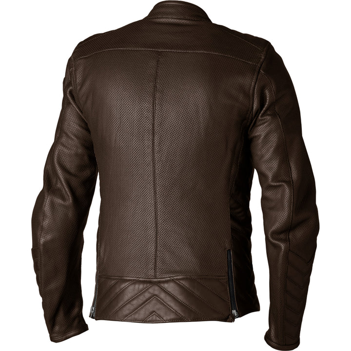 RST Ladies Roadster Air CE Leather Jacket Brown - Rear View