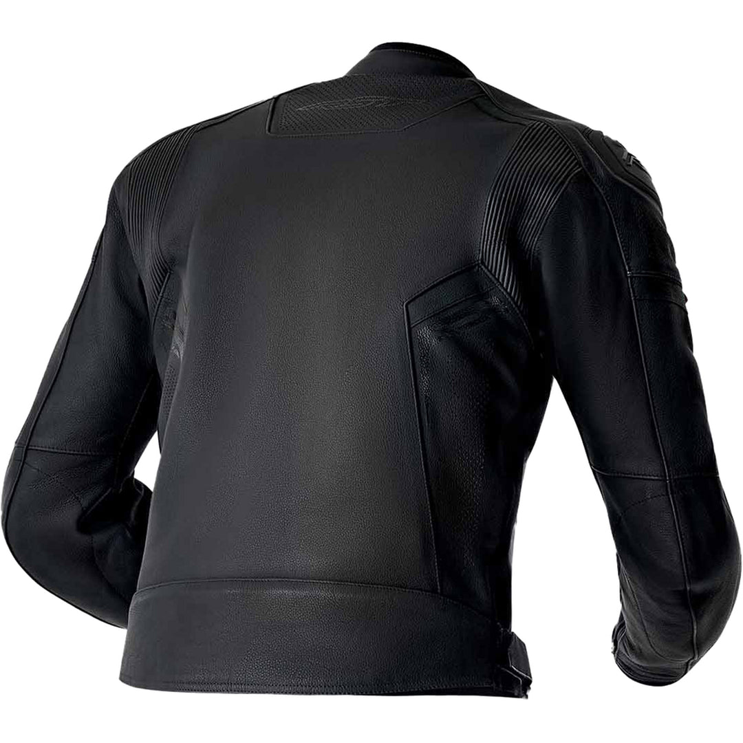 RST Ladies' S1 D3O Leather Jacket Black/White - Rear View