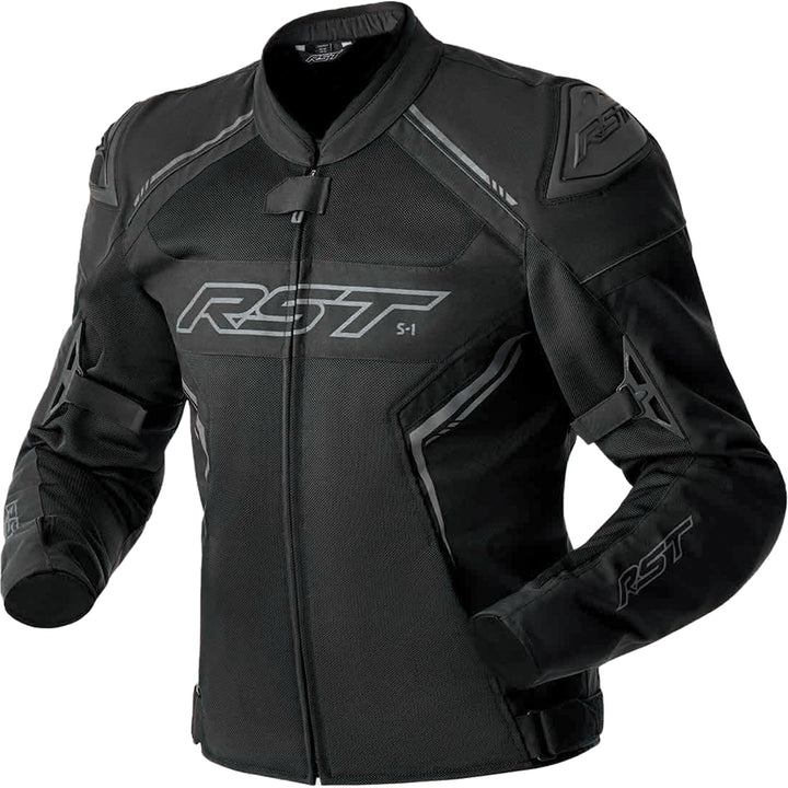 RST Ladies' S1 D3O Mesh Jacket Black - Front View