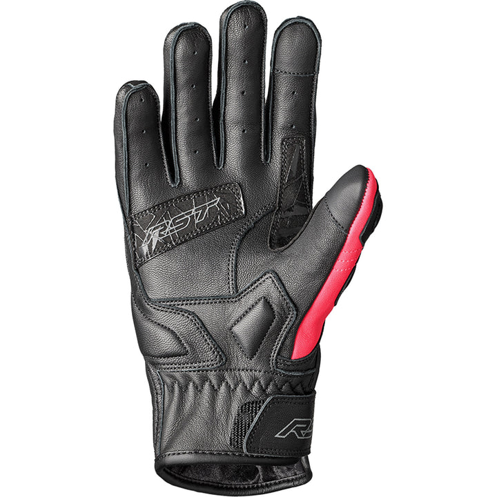 RST Ladies' Stunt III CE Gloves Black/Pink/Grey - Palm View