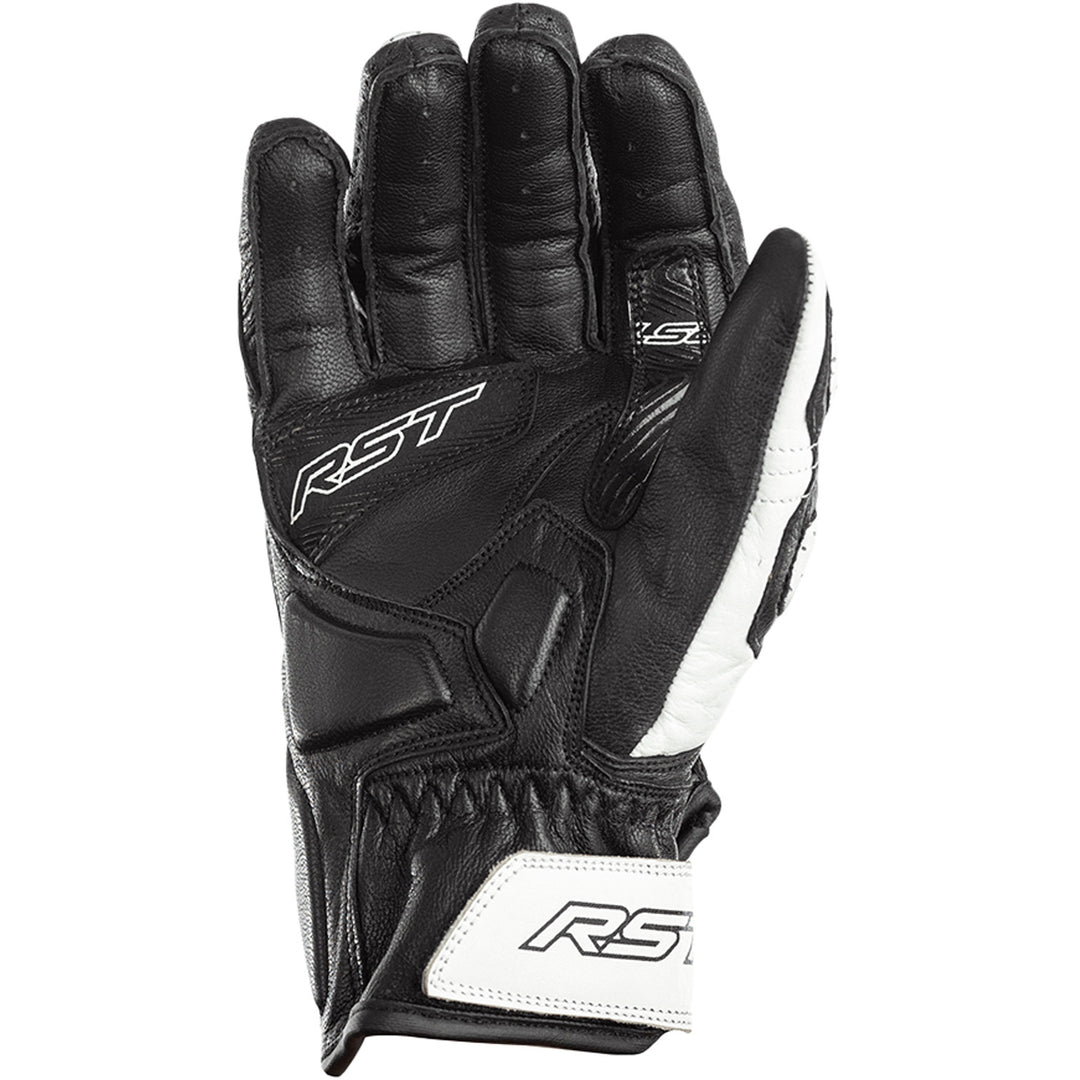 RST Ladies' Stunt III CE Gloves Black/White - Palm View