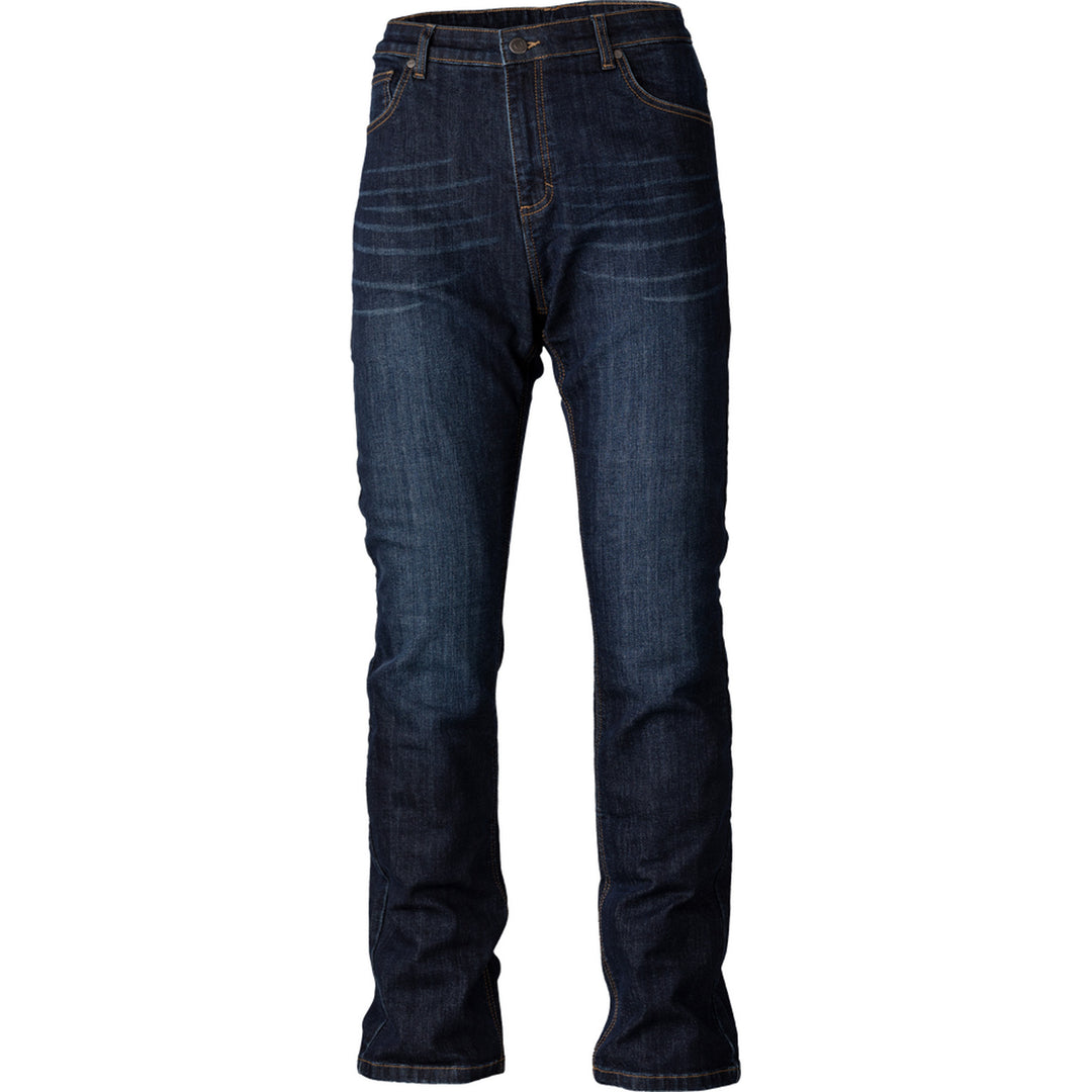 RST Ladies' Straight Leg 2 CE Jeans Dark Blue - Front View