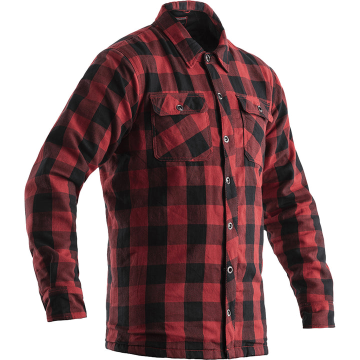 RST Lumberjack Checkered Riding Shirt Red - Front View
