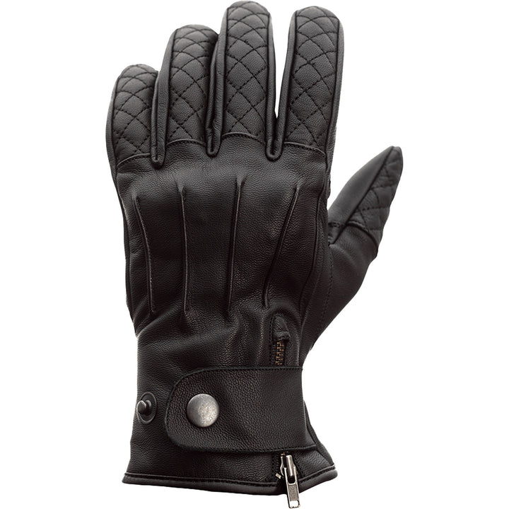RST Matlock CE Gloves Black - Back of Hand View