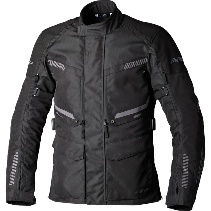 RST Maverick Evo Jacket Black/Black - Front View