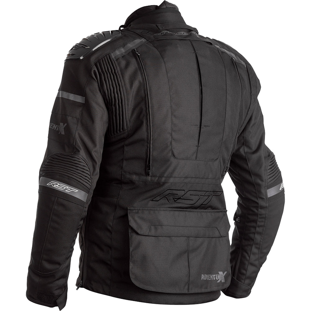 RST Pro Series Adventure-X CE Jacket Black/Black - Rear View