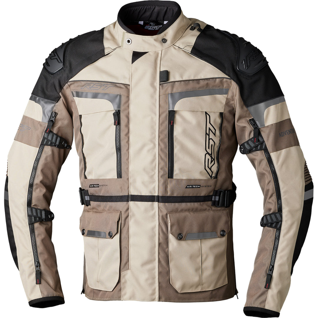 RST Pro Series Adventure-X CE Jacket Sand/Brown - Front View