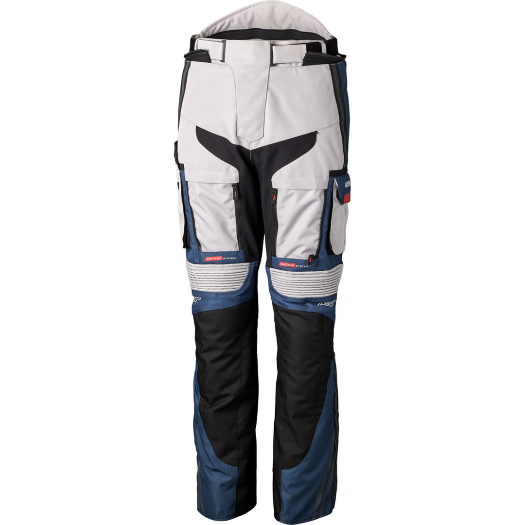 RST Pro Series Adventure-X CE Pants Silver/Blue/Red - Front View