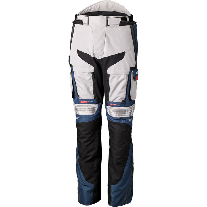 RST Pro Series Adventure-X CE Pants Silver/Blue/Red - Front View