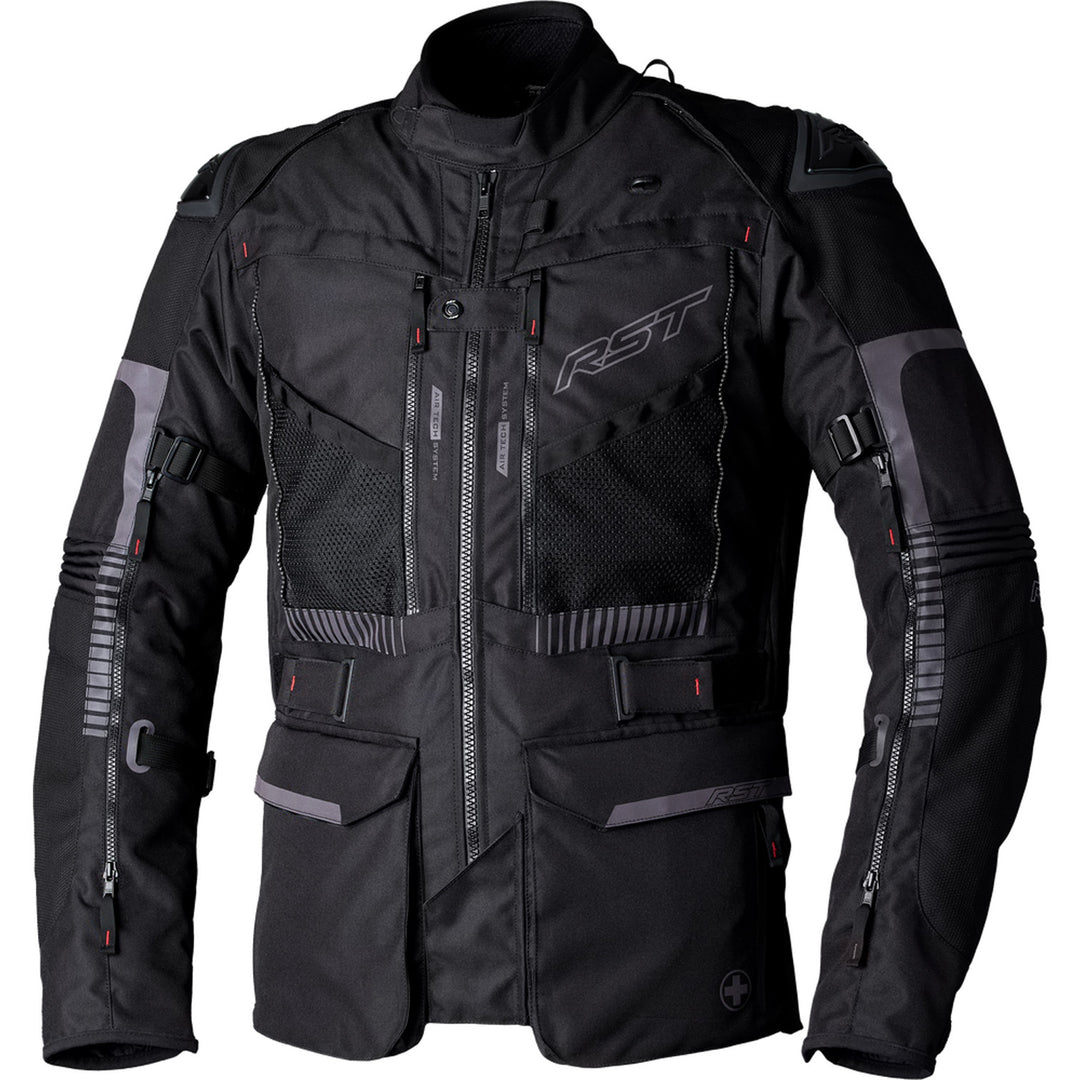 RST Pro Series Ranger CE Jacket Black/Black - Front View