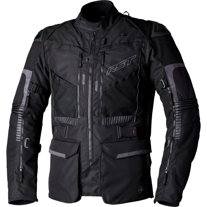 RST Pro Series Ranger CE Jacket Black/Black - Front View